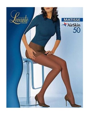 Women's tights LEVANTE 50 den microfiber all-sheer flat seam item MATISSE 50 COL