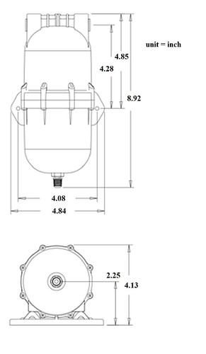 Bomba de entrega de tanque de presión amortiguador de pulsación ACT-820-JG Aquatec - Imagen 7 de 8