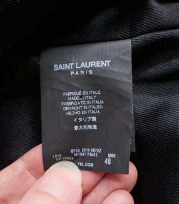 Saint Laurent FW15 L01 Lamb Leather Biker Jacket - Hedi Era Saint Laurent FW15 L01 Lamb Leather Biker Jacket - Hedi Era