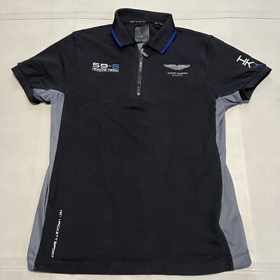 Aston Martin Formula One F1 Racing Rugby Preppy Polo Shirt 59-5 Team  HKT-M-9010