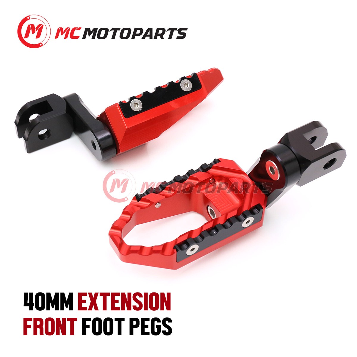 Wide Front Touring Foot Pegs 1.5