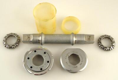 Axe De Pédalier Campagnolo Nuovo Record - 68 Mm / 112 Mm - Carré ISO - Fabriqué En Italie