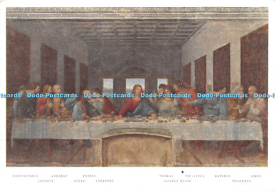 D014629 Postkarte. L Ultima Cena. Leonardo da Vnci