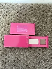 Clinique All About Shadow Duo in 04 Ivory Bisque I Bronze Satin 0.06 Oz Lot 2