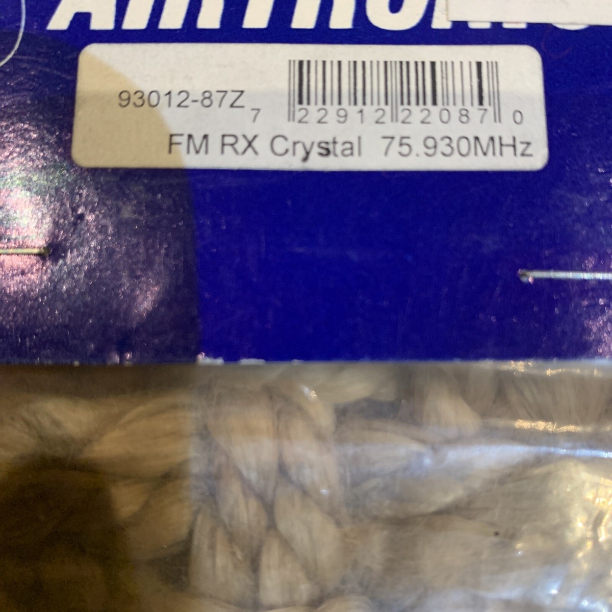 アンマンド信号機　空ビン Vintage Airtronics 93012-87z FM Crystal Single, 75.930 MHz