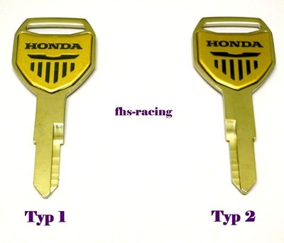 original HONDA Schlüssel Rohling für VTX 1300 S , SC52 , Schlüsselrohling  , Top