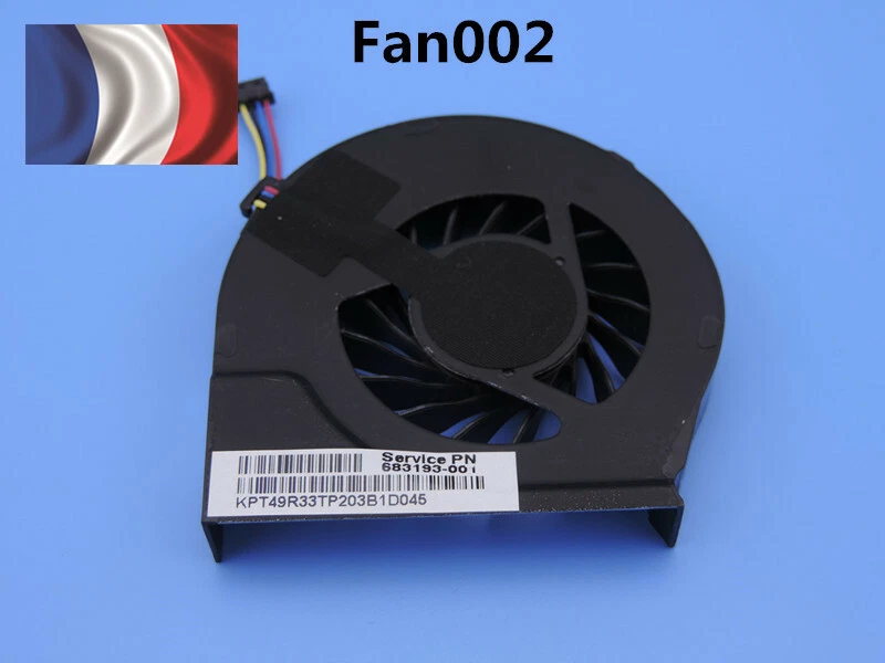 Installation Facile Amateur Neuf Ventilateur Refroidissement CPU Pour HP Pavilion 14-BK 14-BP 15-CC Dissipation Thermique Processeur