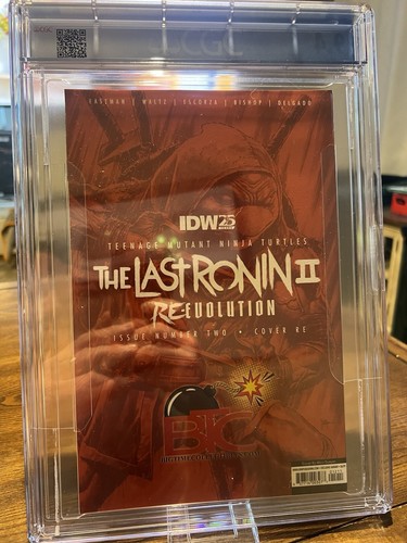 TMNT: Last Ronin 2 Re-Evolution #2, Micro Suayan Virgin Cover, CGC 9.4, Ltd. 500 - Picture 2 of 2