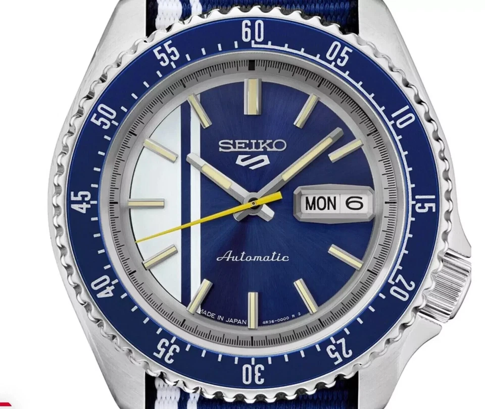 Reloj para hombre Seiko 5 Sports 42,5 mm esfera azul SRPK69 Foto 3 de 4