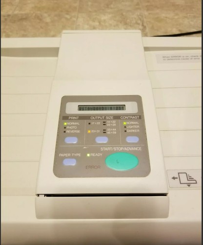 VARITRONICS PROIMAGEPLUS PLUS POSTER PRINTER FULLY FUNCTIONAL!!! SEE PICTURES!!! - Picture 6 of 10