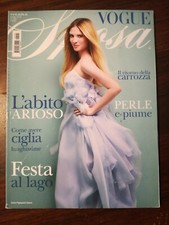 VOGUE SPOSA -Marzo 2012 -n120 - PERLE E PIUME -Festa al lago-L`abito arioso-