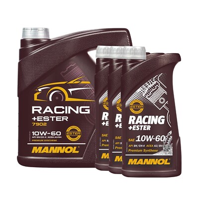 7 (4+3x1) Liter MANNOL Racing+Ester 10W-60 API SN/SM/CF