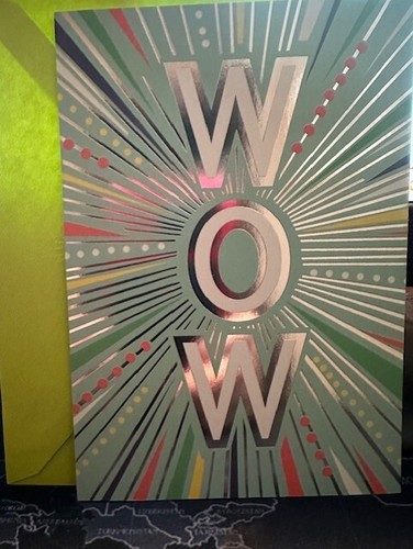 Wow Your Brilliant Congrats Hallmark Greeting Card Tx500 - Picture 2 of 5