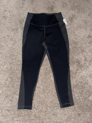 GAP Women Small Elastic Waistband Stretch Activewear Sculpt Ponte Leggings NWT