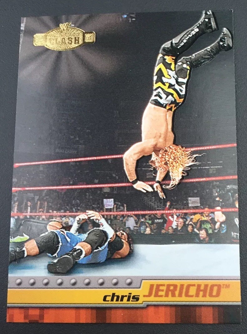 WWE Championship Clash Action #21 CHRIS JERICHO 2001 Fleer WWF
