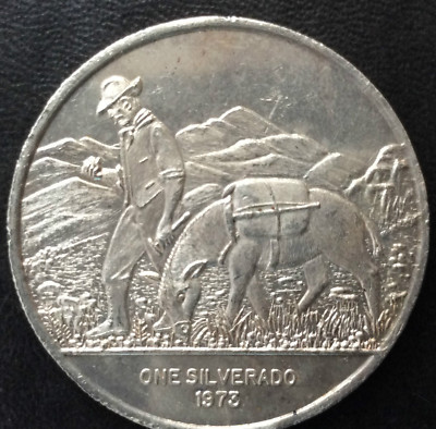 1973 World Mint Corp. One Silverado Silver Medal A3610 | eBay