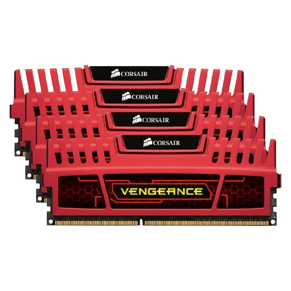 Corsair Vengeance 16GB (4x 4GB) 8GB (2x 4GB) DDR3 1600MHz CL9 Memory 3 Color Lot - Image 2 of 4