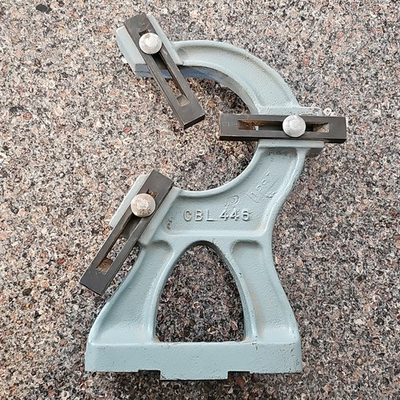 #ad Vtg Delta Rockwell Steady Rest Wood Metal Lathe Tool CBL 446 Adjustable EUC $79.99