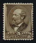 CKStamps: US Stamps Collection Scott#205 5c Garfield Mint HR OG CV$250