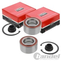 2X Mapco Radlager Satz Vorne Beidseitig Passend FüR MG MG Rover 400 45