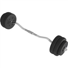 30kg Barbell Weight Set Barbell Adjustable Gym Weight for Home Fitness, Curl Bar