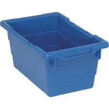 Quantum Storage Systems Tub1711-8Bl Cross Stack Storage Container, 3.9 Gal,