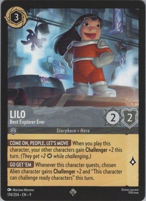 Lilo - Best Explorer Ever Super Rare Fabled 174/204 NM