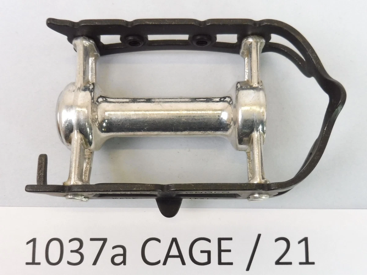Cale-pieds Avec Cage Pour Pédales Vélo - Bianchi Blanc - Vintage Course