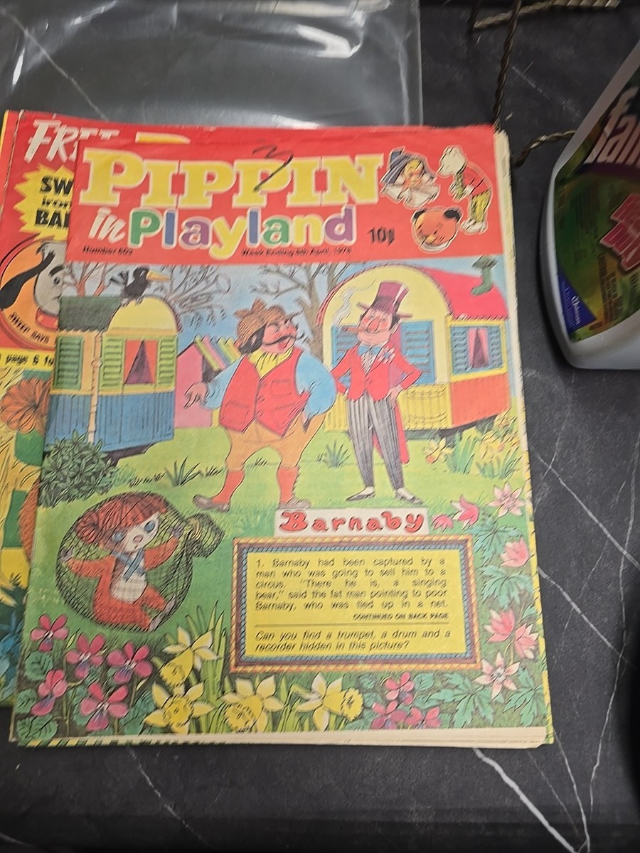 9 Vintage Pippin in Playland Comics '73, '74,'78 Polysytle