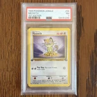 Pokémon TCG Meowth 1st Edition Jungle Set 56/64 WOTC Vintage PSA 7