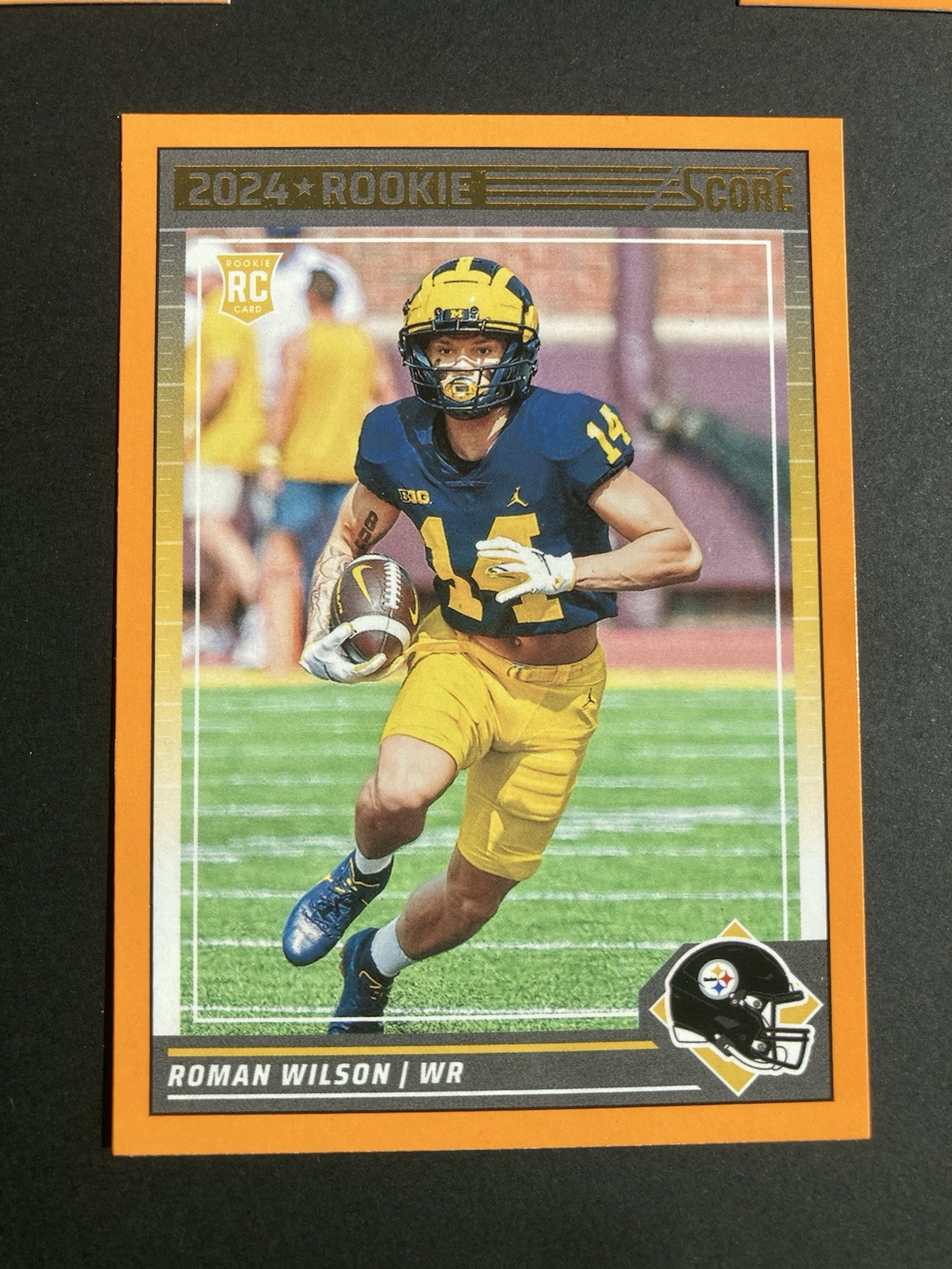 2024 Score Roman Wilson Orange Parallel SP Rookie #360