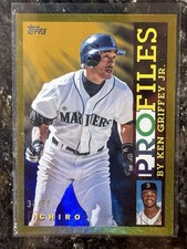 2026 Topps Series 1 Baseball #TP-12 Ichiro Profiles Gold 34/50 SP