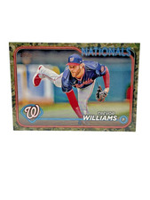 Trevor Williams 2024 Topps Update Independence Day Camo #US177 Nationals 25/25