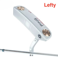 Nuovo PING VAULT 2.0 ZB Platinum Putter Lefty 34 pollici albero in acciaio PP...