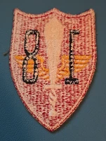 USMC 18th Defense Battalion Patch-Cut Edge-White Back-Vintage WW-II WW2 No Glow*