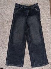Lee Dungarees Jeans Youth Boys 14R Blue Medium Wash Straight Leg