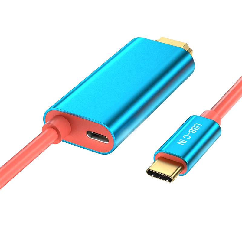 USB-C to HDMI Adapter Cable 2m | 4K 30Hz + 60W PD Fast Charging - Image 3 of 4