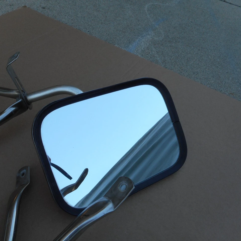 Dodge Truck D100 D200 W150 Ramcharger Van Towing Stainless Side Mirror Set MOPAR Foto 3 de 4