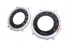Volvo S60 V60 XC60 S80 V70 XC70 - Replacement dial EU Scale BLACK Dial Conversio