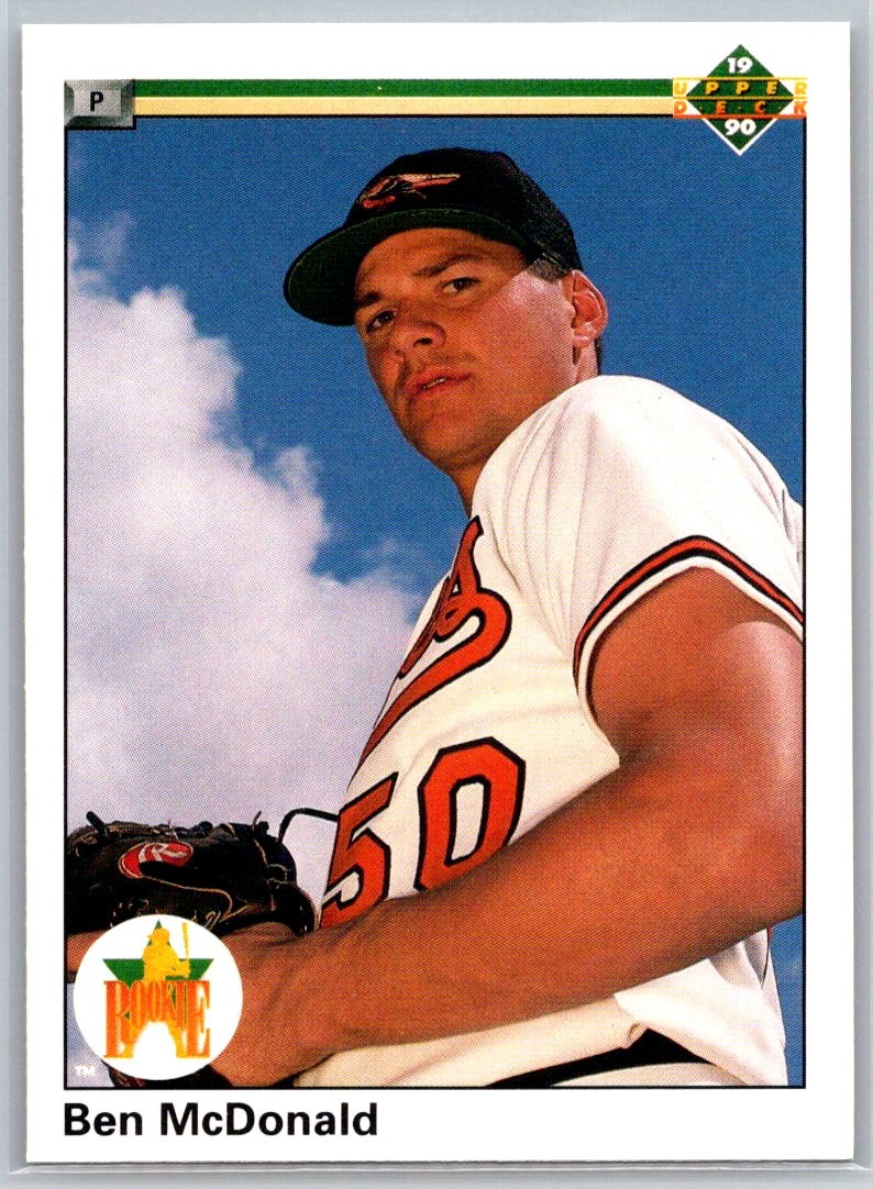 1990 Upper Deck BEN MCDONALD #54 Rookie Card RC