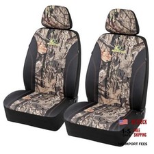 Mossy Oak Front Camo Seat Covers Low Pvc Canvas Low Back Front Seat Covers