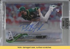 2018 Topps Clearly Authentic Auto Paul Blackburn #CAA-PB Auto READ 2x6