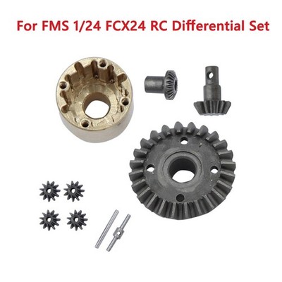 Upgrade for FMS 1/24 FCX24 RC Car Metal Differential Kit Replacement Parts