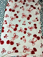 Primark Cherry Bow Fleece Blanket Throw