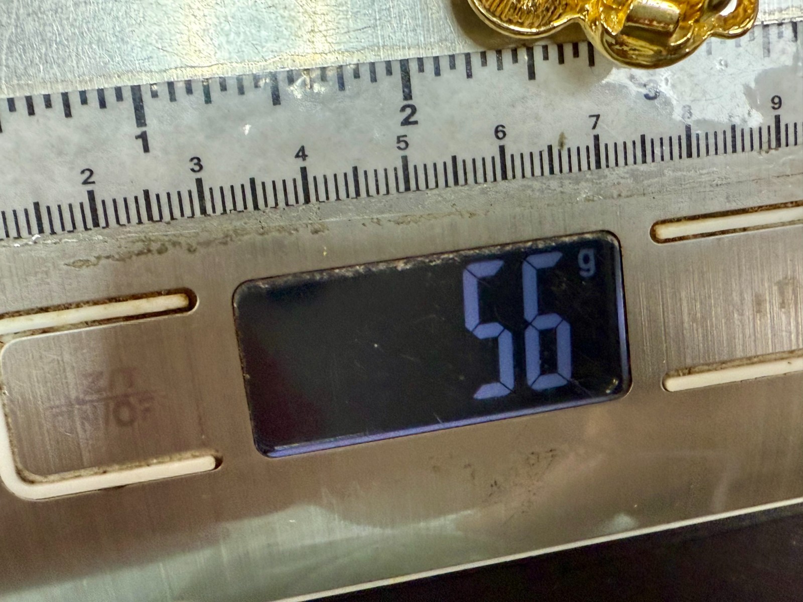 Baroque Pattern Interlocking Two Piece Gold Tone … - image 8