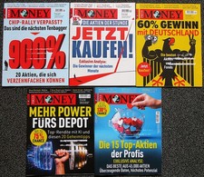 5x Focus Money Ausgaben 28 - 32  (03.07 - 31....