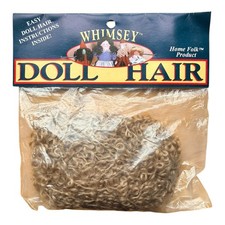 Donna Gallagher "Whimsey Doll Hair" Whimsy Brown  One  Only Strawberry Blond