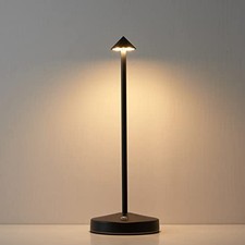 Cordless Table Lamps,Rechargeable Led Touch Bar Lamp, Portable Battery Black