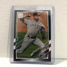 2021 Topps Series 2 German Marquez Black 34/70 #424 Rockies
