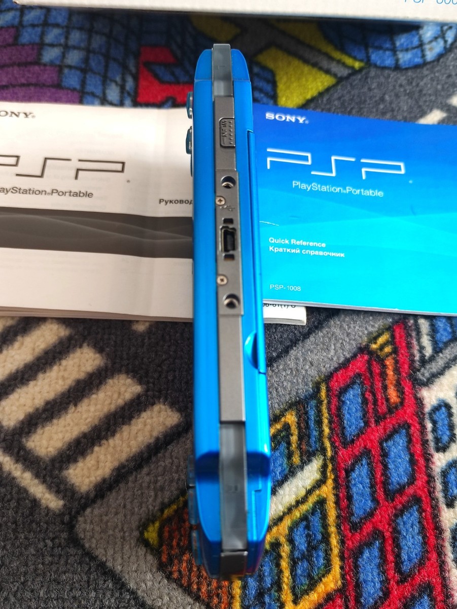 Sony psp 3008 slim & lite vibrant blue edition Box | eBay